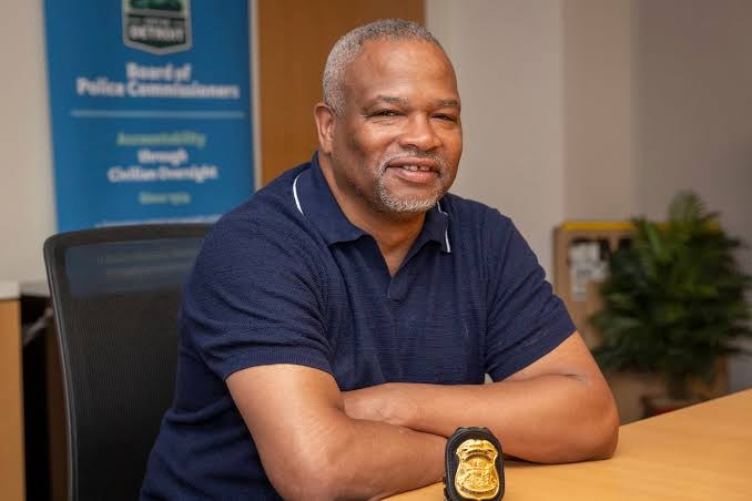 Darryl Woods Sr. at the Detroit Board of Police Commissioners